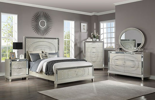 Valletta Glam Bedroom Collection - Champagne Finish