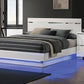 Erlach FOA7189WH Contemporary Bedroom Collection LED LIghts