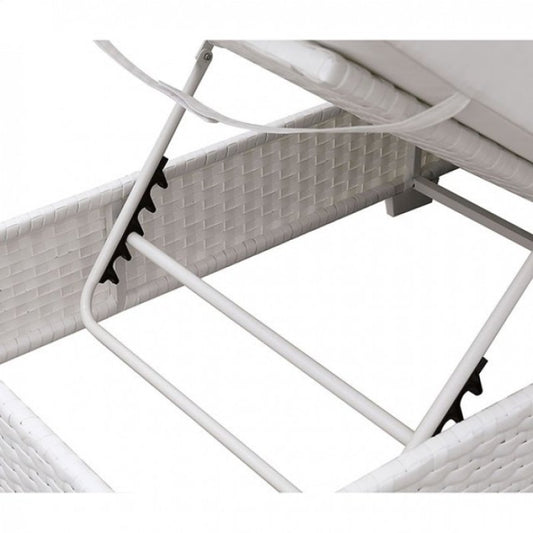 Chaise ajustable + mesa auxiliar Somani