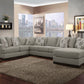 Comfort Industries Atlas 3 Pc Chenille Sectional - 3 Colors