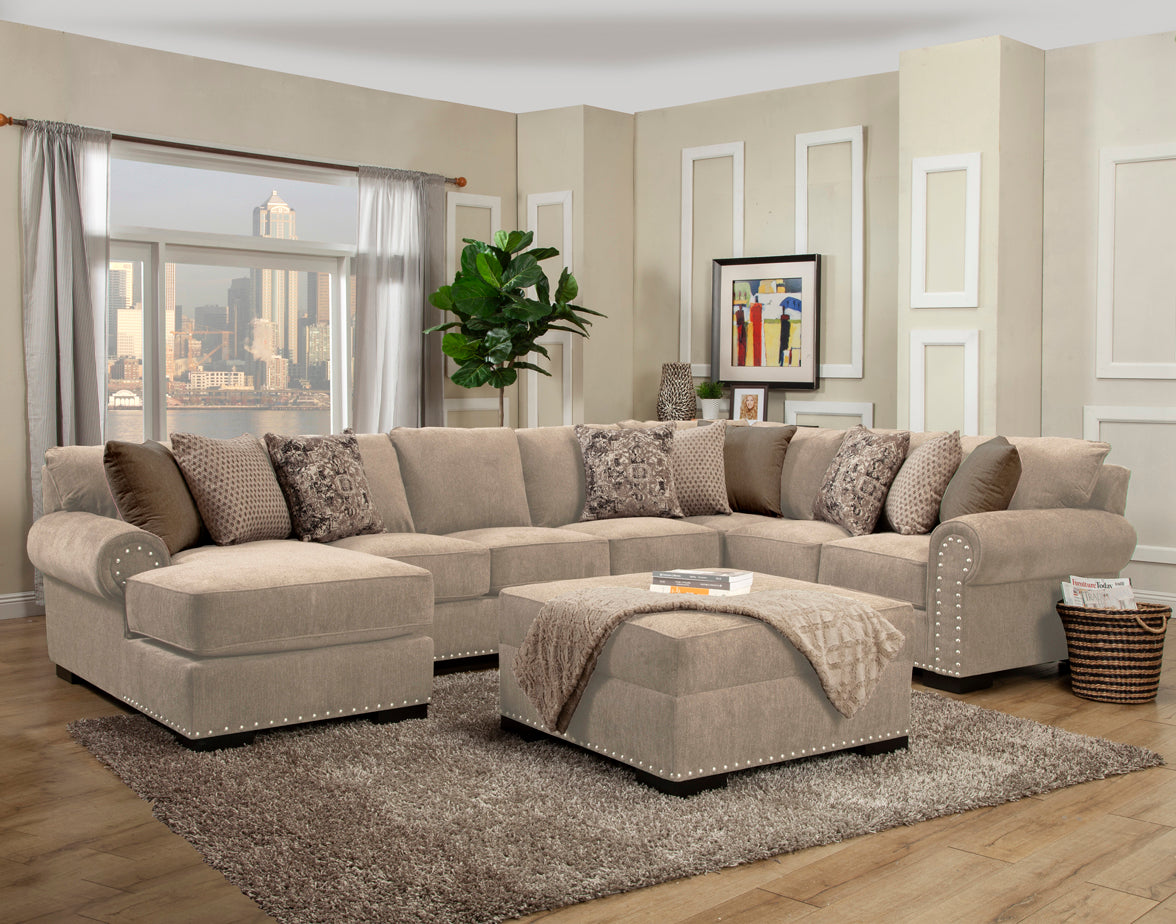 Harley Sectional - Linen Fabric
