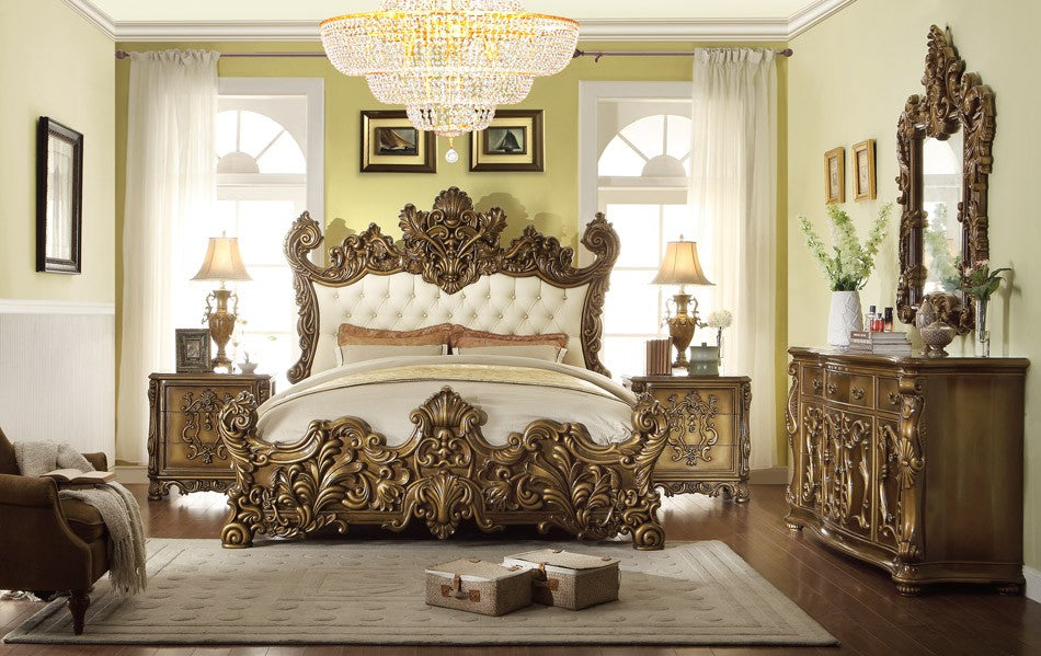 Homey Design HD-8008 - 5 Pc Bedroom Set - Eastern King Bed