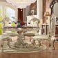 Homey Design HD-8017 Round Dining Collection - Old World Elegance