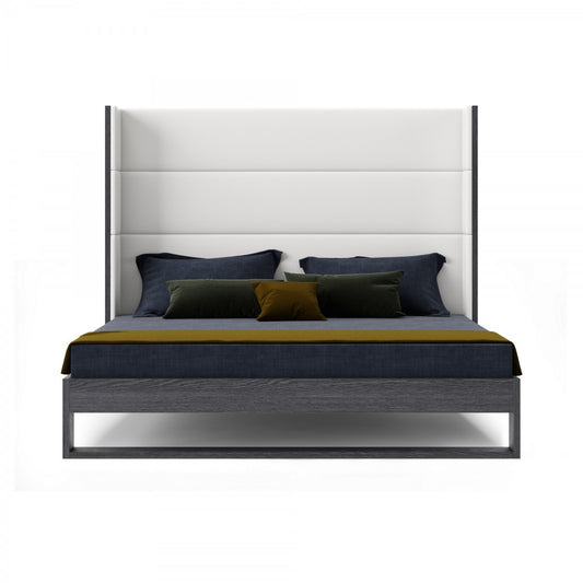 Modrest Heloise by VIG - Contemporary White Leather Bed