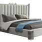 VIG Furniture Modrest Token - Modern White & Stainless Steel Bed Set