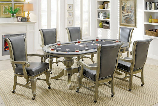 Colección de comedor Melinda: se convierte en mesa de juegos