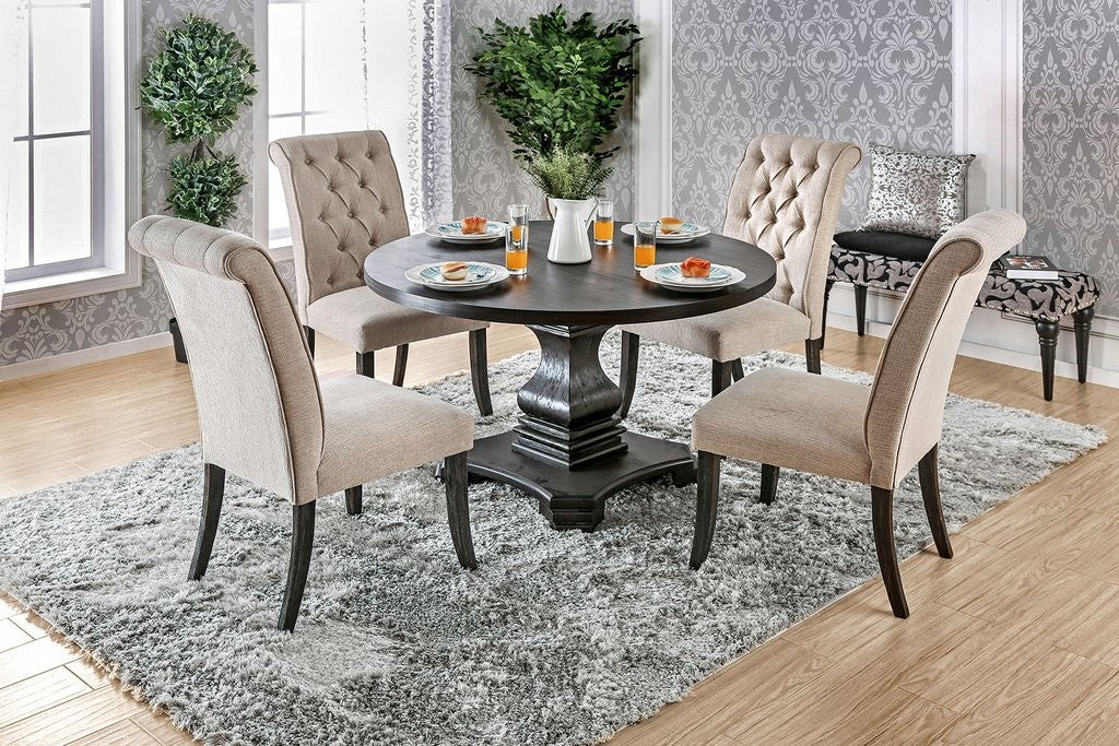 Furniture of America Nerissa Round Table Dining Collection