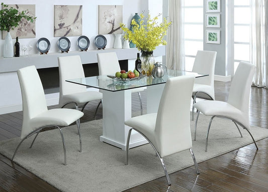 Colección de comedor contemporáneo Eva - Alto brillo