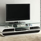 Evos TV Console - Black & White Lacquer Finish