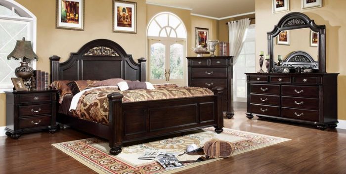 Syracuse 4 Pc Bedroom Set CM7129 - King Bed