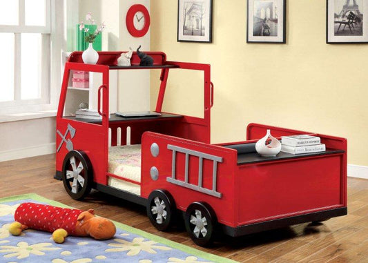 Rescuer CM7767 Twin Bed - Fire Truck Design