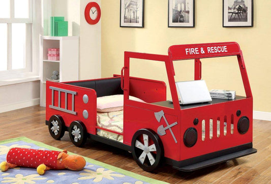Rescuer CM7767 Twin Bed - Fire Truck Design