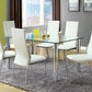 Kona 7 Pc Dining Collection - White Chairs