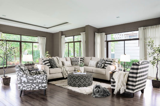 Furniture of America SM8171 - Patricia Oversized Sectional