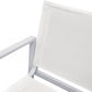 Colección de comedor al aire libre blanco moderno Renava Wake