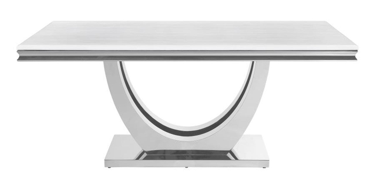 Kerwin Chic Dining Collection - Sintered Stone - Stainless Steel