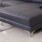 Global United 727 Ferrara Modern Sectional - Blue Leather