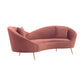 Armen Living Anabella Infinity Shape Sofa - 3 Colors