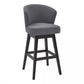 Brandy 26" & 30" Bar Stool - Gray or Tan Fabric