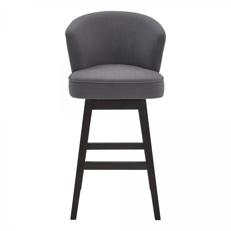 Brandy 26" & 30" Bar Stool - Gray or Tan Fabric