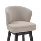 Brandy 26" & 30" Bar Stool - Gray or Tan Fabric