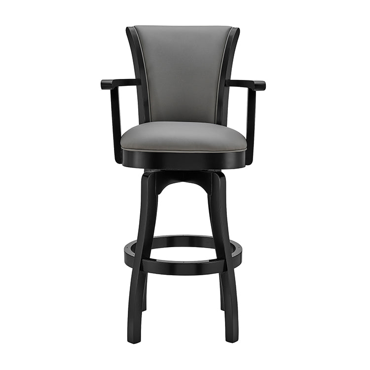 Raleigh Arm 26" Counter Height Swivel Barstool - 2 Finishes