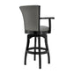 Raleigh Arm 26" Counter Height Swivel Barstool - 2 Finishes