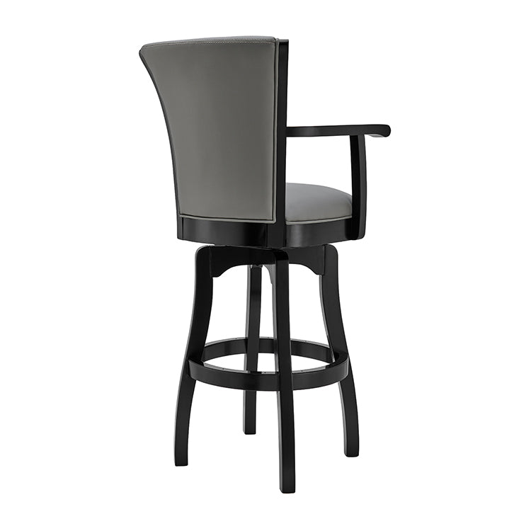Raleigh Arm 26" Counter Height Swivel Barstool - 2 Finishes