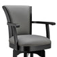 Raleigh Arm 26" Counter Height Swivel Barstool - 2 Finishes