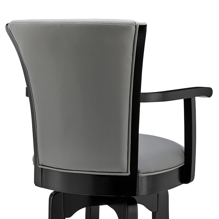 Raleigh Arm 26" Counter Height Swivel Barstool - 2 Finishes