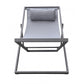 Wave Deck Chair - Gray Powdercoat