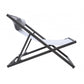 Wave Deck Chair - Gray Powdercoat