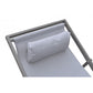 Wave Deck Chair - Gray Powdercoat