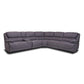 AC Pacific Levi 6 Pc Gray Sectional - 3 Power Recliners