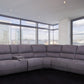 AC Pacific Levi 6 Pc Gray Sectional - 3 Power Recliners
