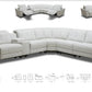 Divani Casa Lloyd de VIG - Seccional moderno con sillones reclinables