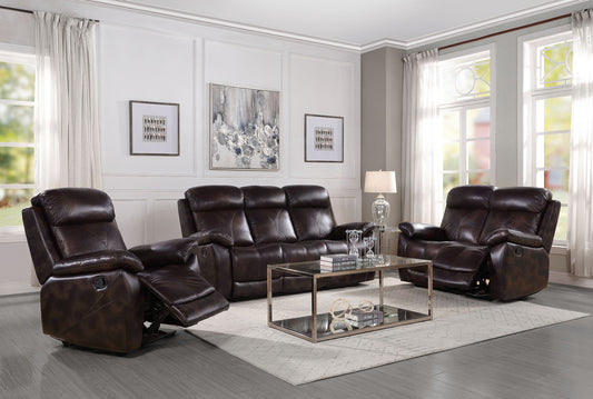 Perfiel Two-Tone Top Grain Leather Sofa Collection