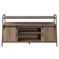 Mueble para TV Rashawn - Acabado en roble rústico y negro