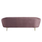 Abey Sofa Pink Velvet by Acme LV00205
