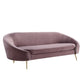 Abey Sofa Pink Velvet by Acme Furniture