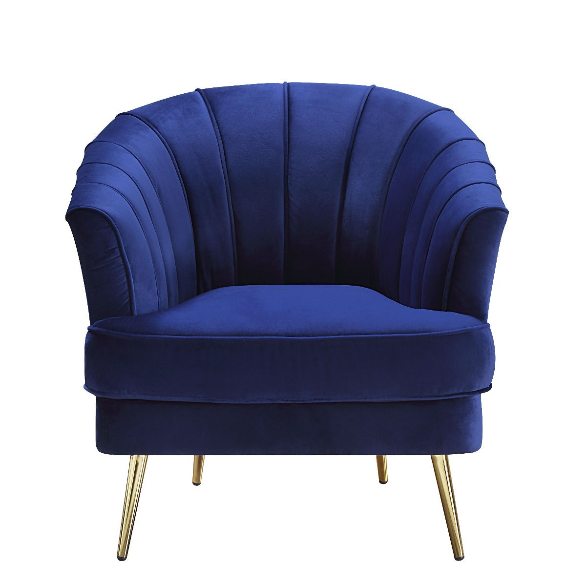 Elvor Blue Velvet Chair