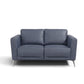 Astonic Blue Leather Loveseat LV00213