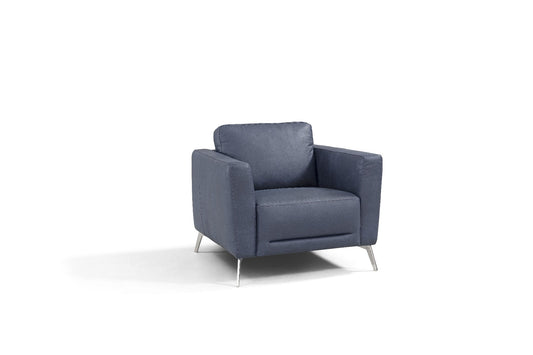 Astonic Blue Leather Chair LV00214