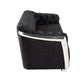 Pyroden LV00296 Sofa Collection - Black Velvet & Chrome Finish