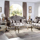 Acme LV00299 Elozzol Sofa Collecton - Antique Bronze Finish