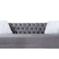 Heiberoll LV00330 Sofa Set - Gray Velvet
