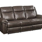 Lydia Leather Aire Motion Sofa by Acme Furniture