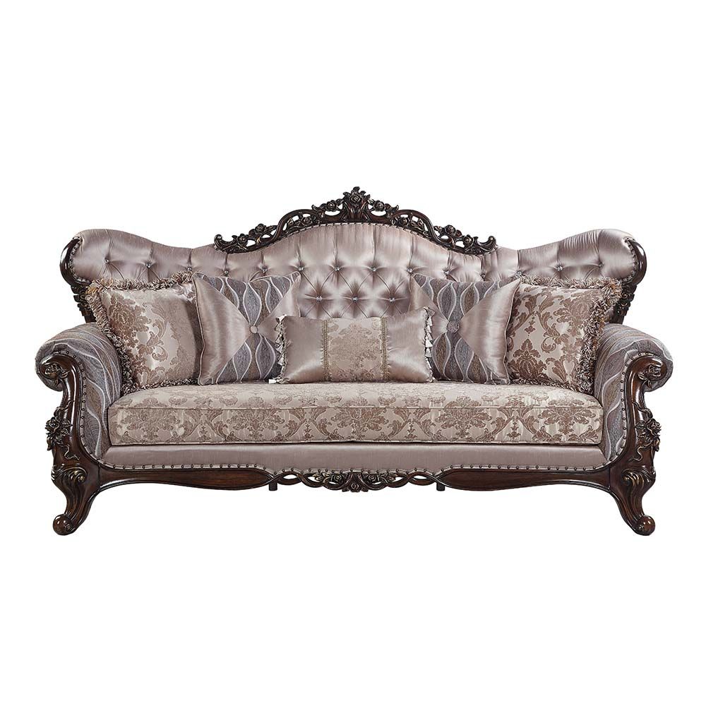 Benbek Traditional Antique Oak Sofa Collection by Acme LV00809