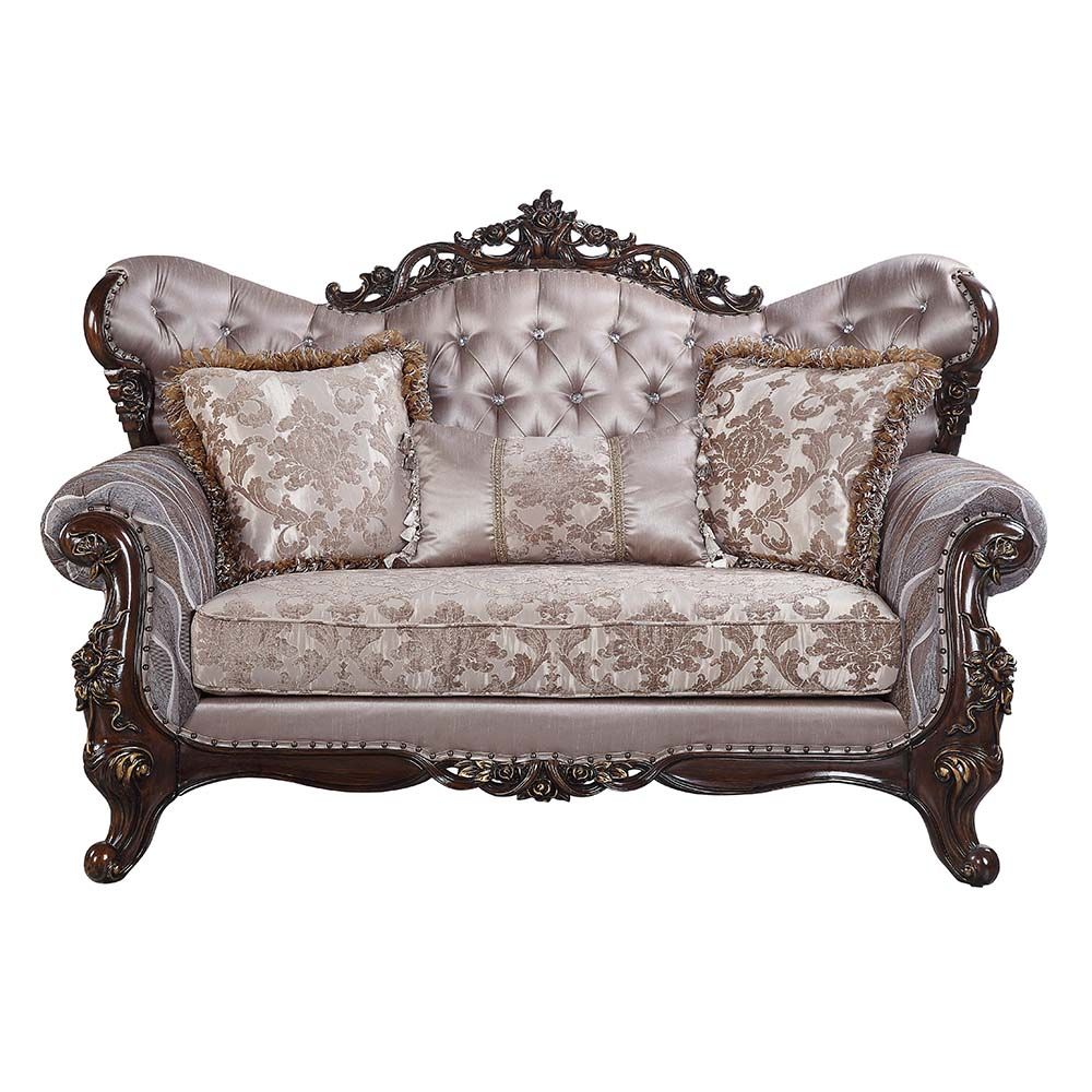 Benbek Traditional Antique Oak Sofa Collection by Acme LV00809