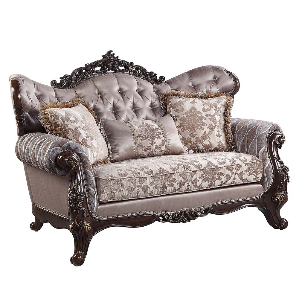 Benbek Traditional Antique Oak Sofa Collection by Acme LV00809